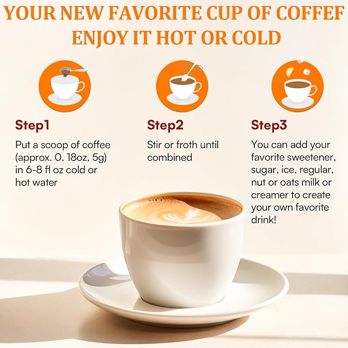 Mushroom Coffee - Mushroom Coffee Organic with 11 Superfood Mushrooms Includes Lion's Mane Reishi Chaga Cordyceps and Adaptogens Mushroom Supplement for Energy Focus Memory and Immunity - 5.3oz