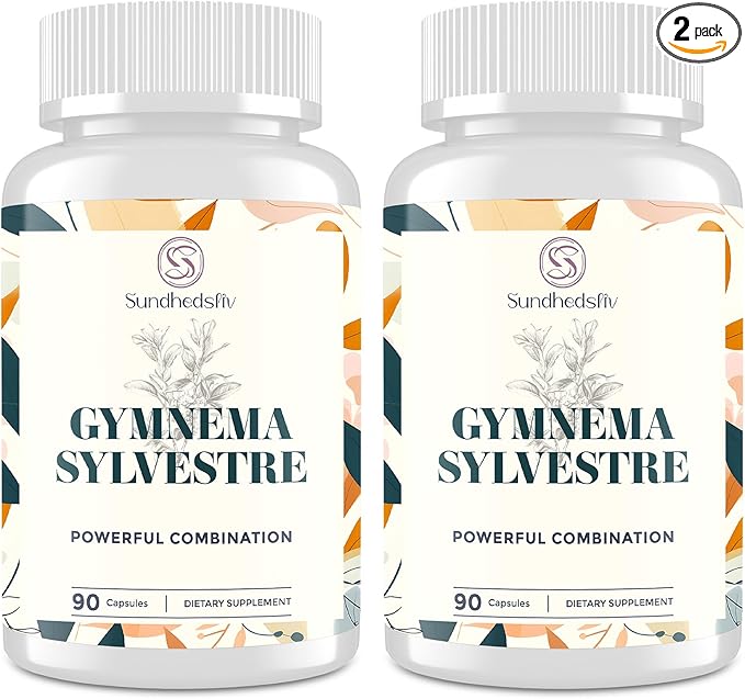 16 in 1 Blxxd Sugr Effective Gymnema Sylvestre Supplement 2100MG | with Berberine Cinnamon Bitter Melon | Vitamins Magnesium &amp Chromium | 2Pack