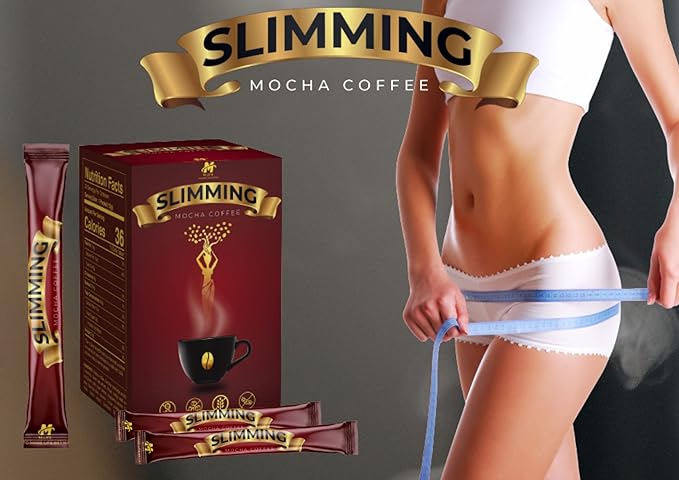Slimming Mocha Coffee – Burn + Control Herbal Coffee – Metabolism &amp Weight Management – Premium Arabica &amp Robusta Blend – Sugar Free Gluten Free Keto Friendly