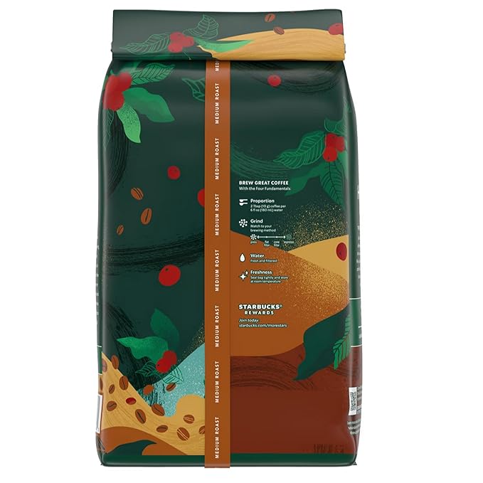 Starbucks House Blend Whole Bean Coffee (40 Ounce) (2 Pack) Brown