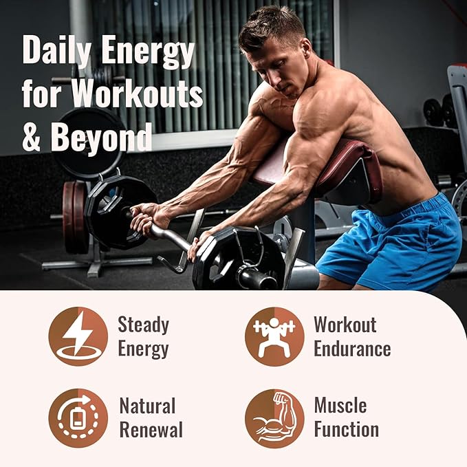 Resciency 2326 MG Mitochondrial Supplements with ATP Vitamins CoQ10 &amp PQQ More Effective Than Creatine HMB &amp Nitric Oxide Energy Endurance Strength Recovery &amp Muscle Organic 240 C