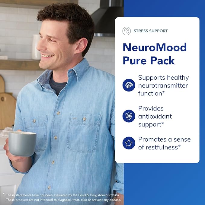 Pure Encapsulations - NeuroMood Pure Pack - Comprehensive Dietary Supplement for Healthy Neurotransmitter Function* - 30 Packets