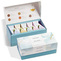 Tea Forte Premium Presentation Box Gift Set Sampler 20 Count Assorted Blends Individually Wrapped Handcrafted Pyramid Infuser Bags Wellbeing Tea