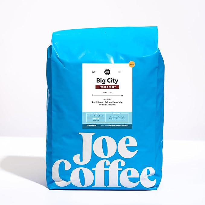 Joe Coffee Company - Big City Ground Specialty Coffee 5 lb Bag | NYC Roaster Rainforest Alliance Certified Kosher Climate-Friendly