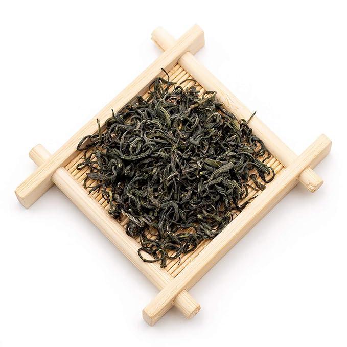 Oriarm Qingdao Laoshan Green Tea Loose Leaf - Chinese Cloud and Mist Green Tea Leaves 450g (16 ounce) Ziplock Resealable Bag