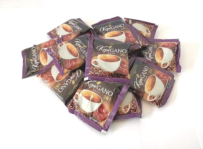 2 Boxes GanoCafe 3 in 1 Ganoderma Healthy Latte Coffee FREE Zrii Rise Coffee