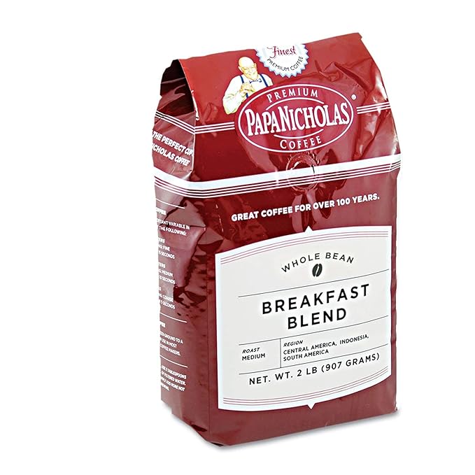 PapaNicholas Coffee Premium Coffee Breakfast Blend 18/Carton