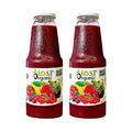 IOS Love Organic Juice - USDA Organic Certified - Cold Pressed No Added Sugar No Water No Artificial Colors No Preservatives No Flavors Added No Gluten - 33.8 Fl Oz (Red Pack of 2)