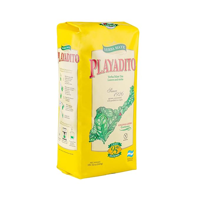 Yerba Mate Playadito 1 kg. | 2.2 lbs. - 2 Pack.