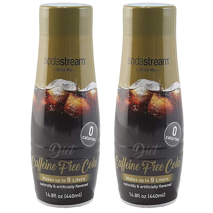 SodaStream Diet Caffeine Free Cola 440ml 2 Pack 14.8 Fl Oz