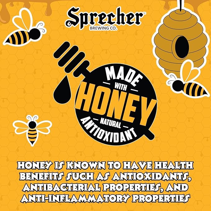 Sprecher Root Beer and Orange Dream Soda Bundle Pack Fire-Brewed Craft Soda with Real Honey Caffeine Free Gluten Free 16 fl oz Cans 12+12 Pack (24 Total)