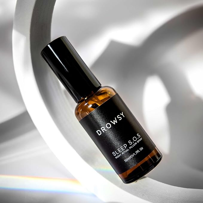 DROWSY SOS Sleep Pillow Spray - Instantly Elevate Your Sleep Experience Long Lasting &amp Effective Formula 6 Month Supply - Natural Vegan Ingredients 50ml / 1.7 Fl. Oz