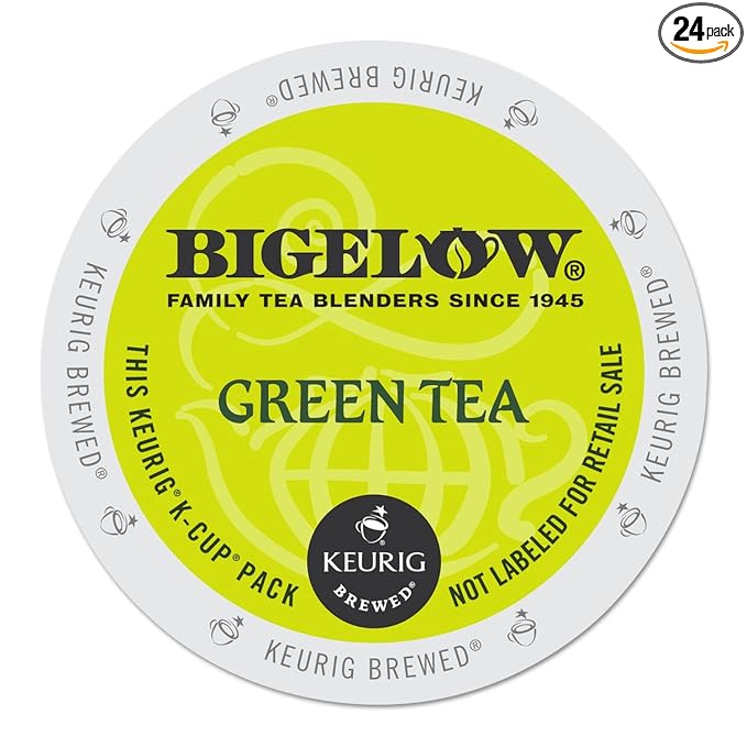 Bigelow Green Tea Keurig Single-Serve K-Cup Pods (Pack of 24)