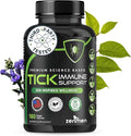 Zenmen Daily Tick Guard Immune Support Supplement - Improved Formula - Japanese Knotweed Cat's Claw Chinese Skullcap Cryptolepis Sanguinolenta Sweet Wormwood - 180 Vegan Capsules Made in The USA