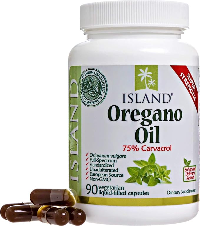 Oregano Oil Capsules Organic Ingredients - Super-Strength Grown in Spain 90-ct Liquid-Filled - Organic Oil of Oregano Capsules with Enhanced Delivery
