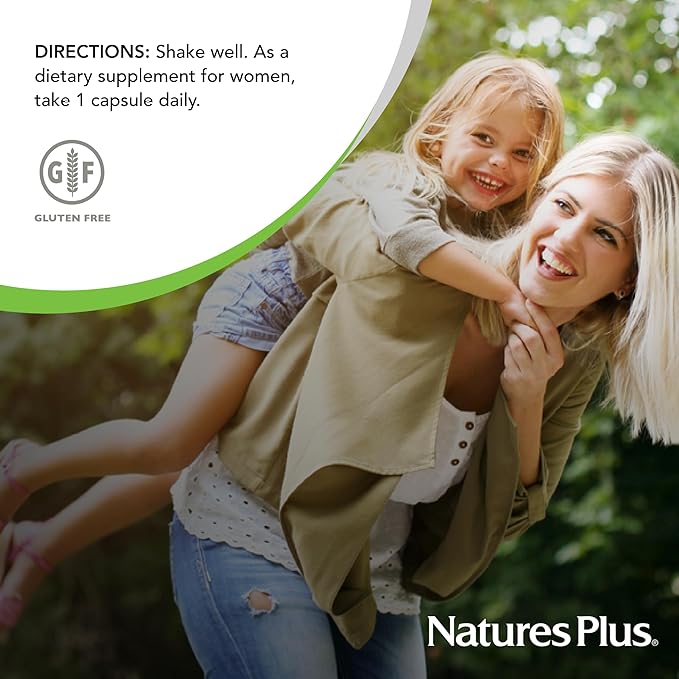 NaturesPlus GI Natural Probiotic Women - 30 Capsules - Digestive &amp Immune Support Urinary Tract Health - Includes Cranberry - Gluten Free - 30 Servings