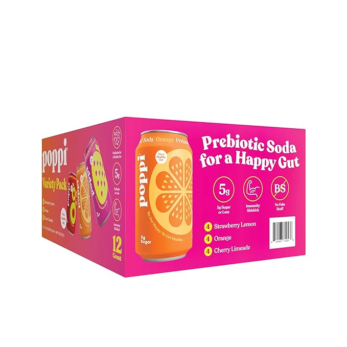 Poppi Variety Pack 12 oz 12-count