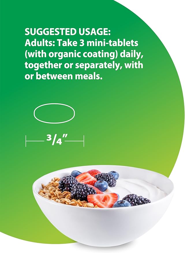 Rainbow Light - 50+ Mini-Tablet Food-Based Multivitamin - Age-defense Formula Probiotic and Antioxidant Formula Vitamins and Minerals Support Immune Heart Skin Eye Bone and Prostate - 180 Tablets