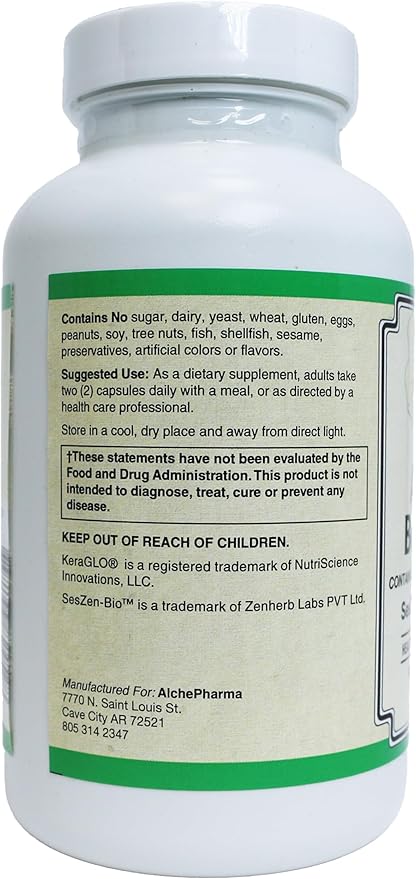 Advanced Beauty Care Hair Skin and Nails Supplement Gluten Free Non-GMO Capsules (120 Caps)