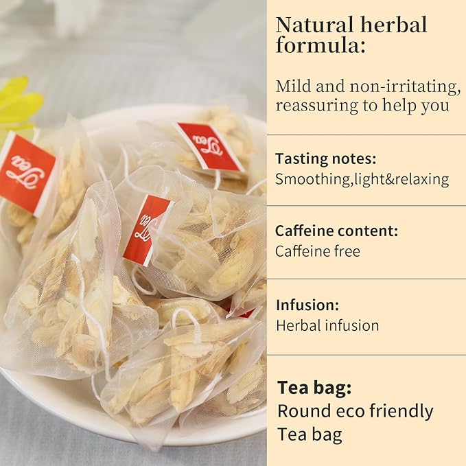 Baihuatang Ginseng Four Treasures Tea 40bags Chinese Herbal Tea Ophiopogon Astragalus Root Codonopsis Root （dang shen) Ginseng tea 黄芪 麦冬 西洋参 党参 元气四宝茶