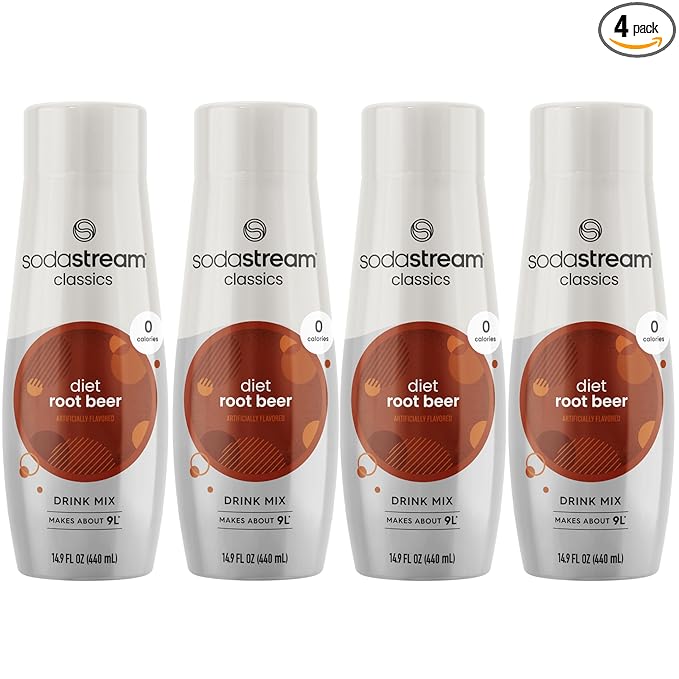 SodaStream Diet Root Beer 440ml 4-Pack