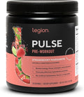 LEGION Pulse Pre Workout - All Natural Nitric Oxide Preworkout Drink to Boost Energy Creatine Free Naturally Sweetened Beta Alanine Citrulline Alpha GPC (Strawberry Margarita)