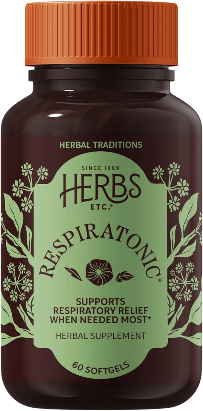 Herbs Etc. Respiratonic - 60 - Softgel
