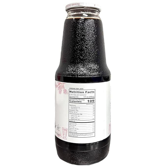 Anna and Sarah 33.8 Oz Organic Red Beet Juice - USDA Organic Certified - Glass Bottle (2 Pack) No Sugar No Artificial Colors No Preservatives No Flavors AddedNOT from CONCENTRATE