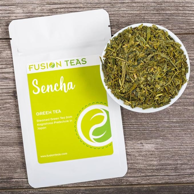 Sencha (Steamed) Green Tea - Pure Loose Leaf Tea - Directly From The Kagoshima Prefecture In Japan - 1 Pound (16 Oz.) Pouch