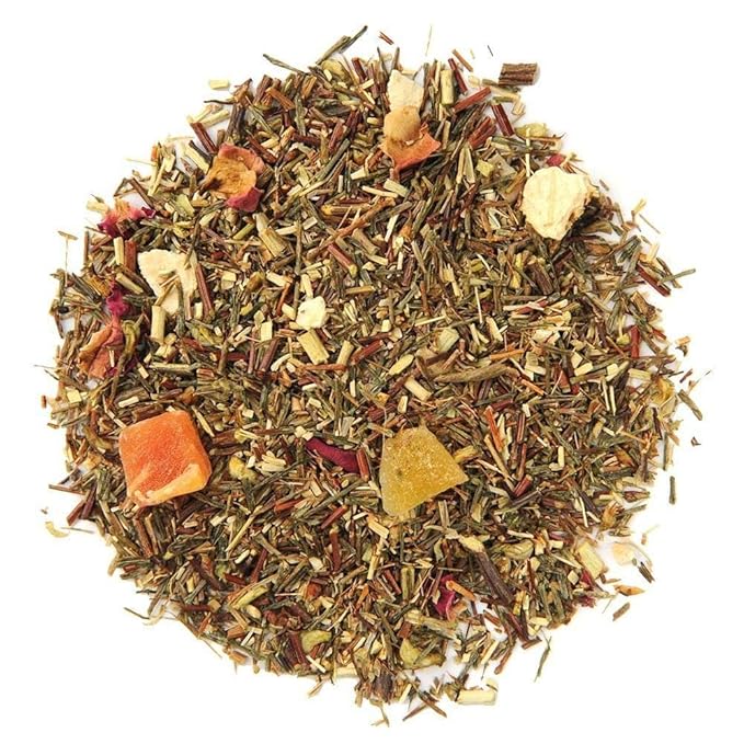 Organic Positively Tea Company Island Breeze Rooibos Tea Loose Leaf 16 Ounce