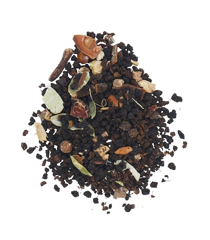 Arbata Chai Tea 24 Pyramid Tea Bags – Artisanal Spiced Black Tea with Cardamom Cinnamon &amp Ginger Mildly Caffeinated Premium Chai Tea Sachets