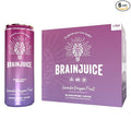 Brainjuice Brain Health Support Drink for Energy &amp Focus Vitamin C B5 B6 &amp B12 L Theanine Alpha GPC &amp Natural Caffeine From Green Tea Vegan Gluten Free Lavender Dragon Fruit 12 Oz