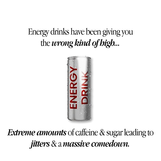 XTCY Mango Bango Euphoric Energy - 75mg Non-Extreme Caffeine Sugar Free Zero Calories (12 Pack)