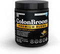ColonBroom Premium Powder Supplement (Strawberry) - Colon Broom Psyllium Husk Fiber Powder Drink - Gluten Free Non-GMO Colon Cleanse for Bloating Relief &amp Gut Health 50 Servings