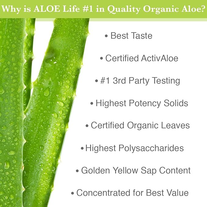 Aloe Life - Whole Leaf Aloe Vera Juice Multi-Flavor Bundle Certified Organic Gluten-Free (Cherry Berry Aloe Gold &amp Orange Papaya Flavors 16 oz Each)