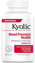 Kyolic Aged Garlic Extract Formula 109 - for Blood Pressure Health - Supports Maintaining Blood Pressure Levels Already Within a Normal Range - Heart Health Supplement - 160 Capsules