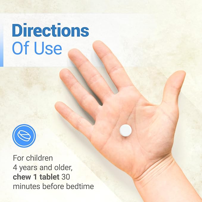 Nested Naturals Luna Kids Sleep Supplement (60 Chewable Tablets) &amp Luna Natural Sleep Aid (60 Vegan Capsules)