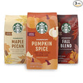 Starbucks Flavored Ground Coffee —Varitey Pack — Fall Limited Edition — 3 bags total