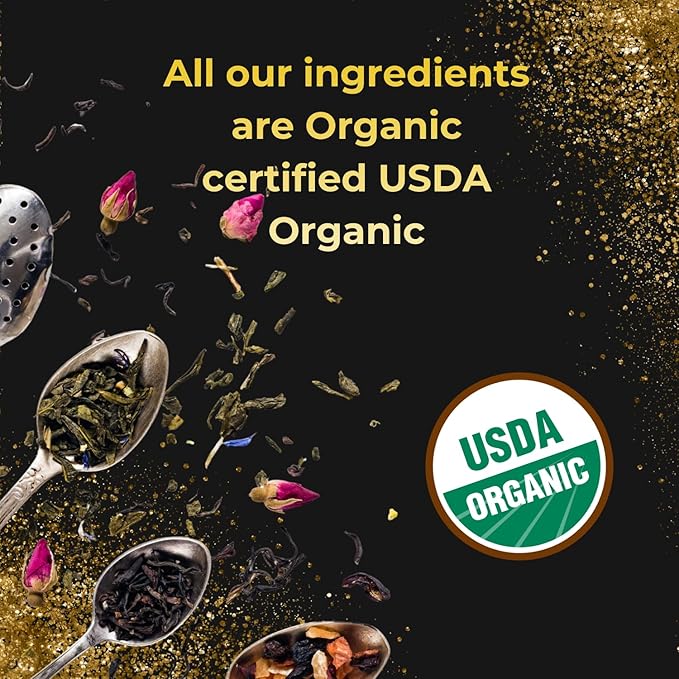 The French Touch Gold Collection - French Lemon Verbena Tea ORGANIC | 80 Gr - 2.82 Oz Loose Leaf Tea | Herbs from France | 100% Certified USDA Organic | Select Premium Lemon Verbena | Caffeine-free