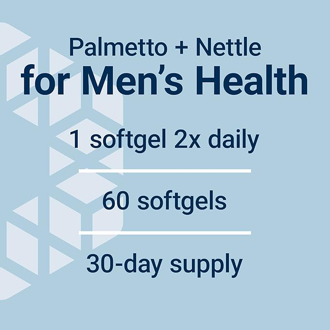 Life Extension PalmettoGuard® Saw Palmetto Nettle Root and Beta-Sitosterol Supports Healthy Prostate Function &amp Hormone Metabolism 160 mg of Saw Palmetto for Men Gluten-Free Non-GMO 60 softg