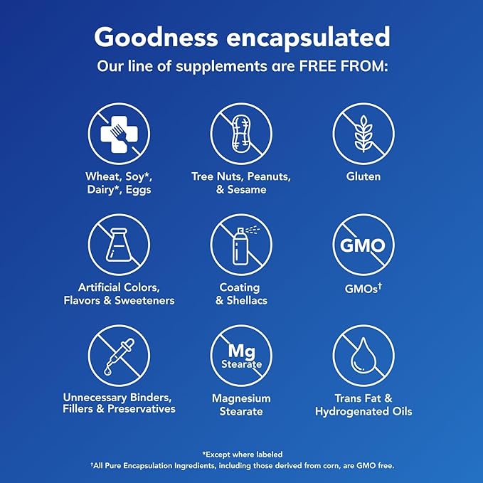 Pure Encapsulations PureGenomics Multivitamin - Supplement to Support Nutrient Requirements of Common Genetic Variations - with Vitamin ABCDE K &amp Minerals - 60 Capsules