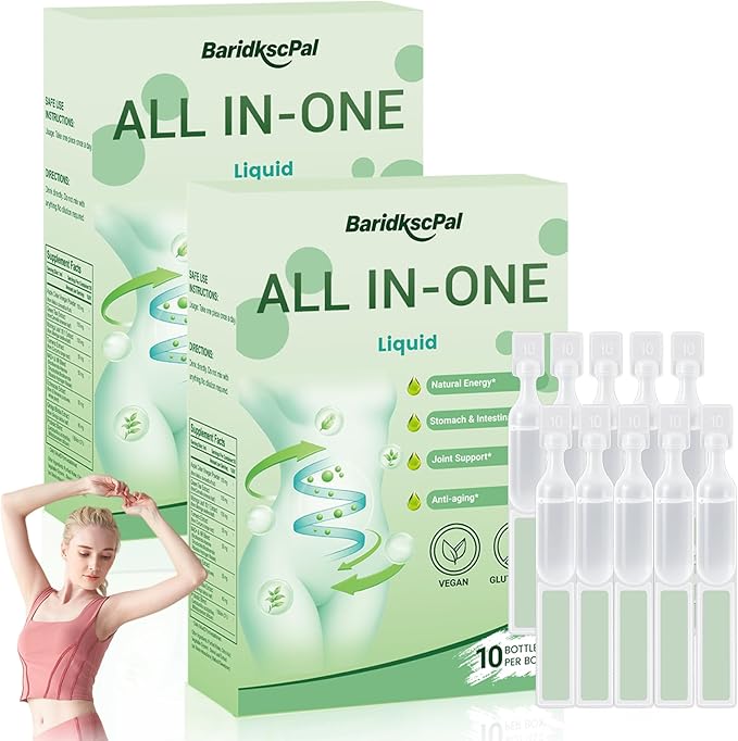 Six-in-One Health Solution Oral Liquid Natural Advanced Body Care Liquids Drop Six-in-One Oral Liquid for Women and Men Firming Skin and Body Shaping Care (2 Box)