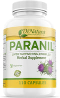 DrNatura Paranil® Liver &amp Colon Cleanse - 17 Herbal Complex with Milk Thistle for Detoxification 110 Vegetarian Capsules