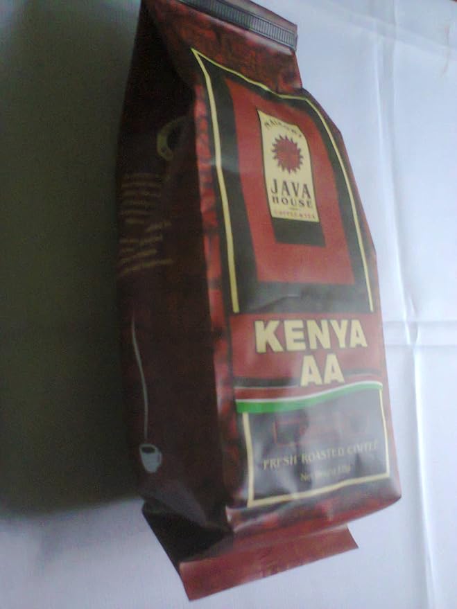 Kenya AA Coffee. Ground Coffee Beans. Fresh Roasted Coffee. Fair Trade Single Origin Kenyan Coffee with verified Coffee Kenya Mark of Origin. (13.23Oz/375g)