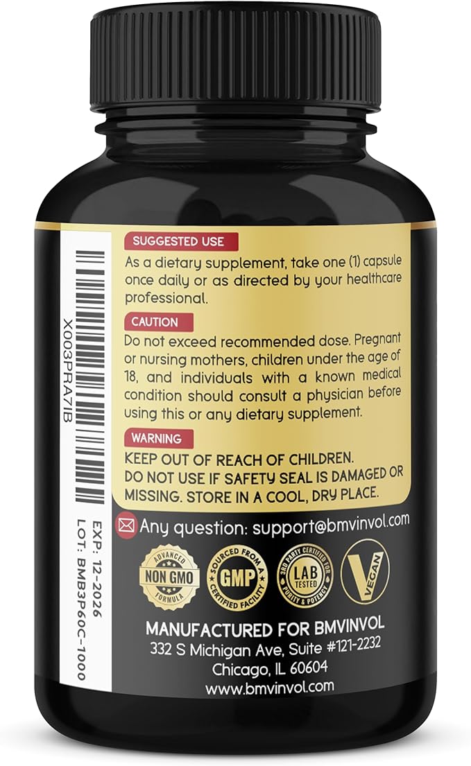 (3 Packs) Berberine Supplement Plus Ceylon Cinnamon Milk Thistle Turmeric Artichoke Leaf Black Peppe - 6 Month Supply - 180 Capsules Total