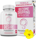 Desire Female Drive Enhancement Pills for Women – Libido Support Supplement – Passion Excitement &amp Sensitivity Support - Energy &amp Vitality Formula - Daily Female Wellness Capsules (1 Pack)