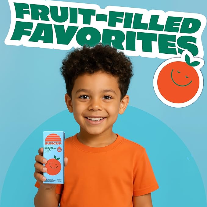 SunCup 100% Juice Boxes for Kids | No Added Sugar No Dyes No Preservatives | Trusted in Schools Across 49 States | Bulk Pack with Straw (6.75 oz (40 Pack) Apple)