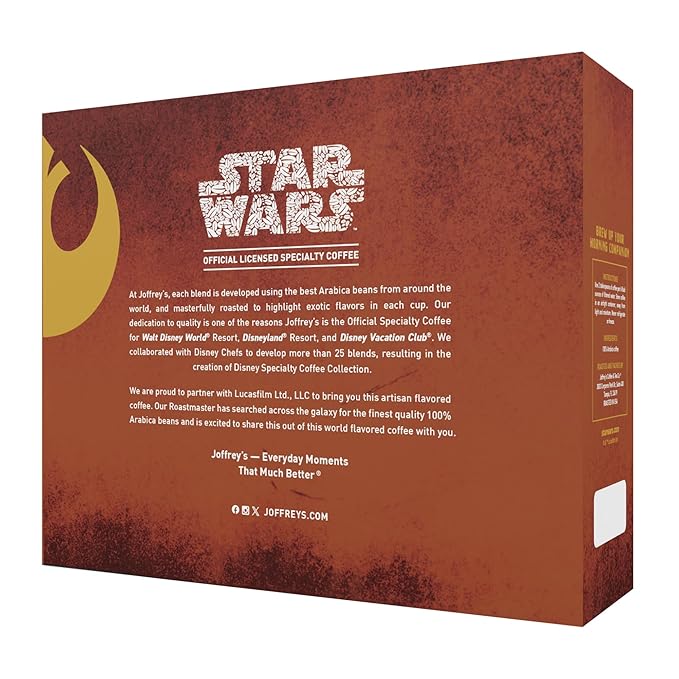 Joffrey's Coffee - Droids™ Trio Collection STAR WARS Licensed Coffee Collection Artisan Medium Roast Brew or French Press (Ground 11oz)