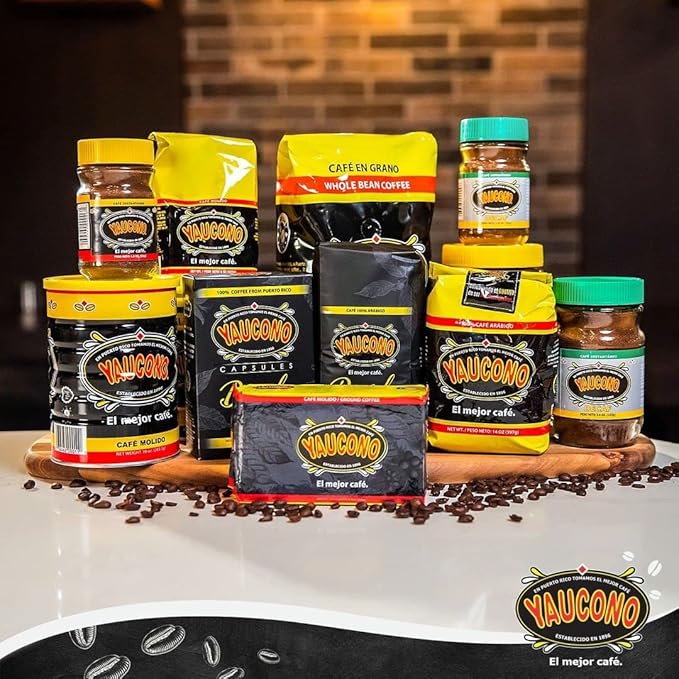 Yaucono Dark Roast Whole Bean Coffee Puerto Rico 100% Arabica 2 Pound (Pack of 1)