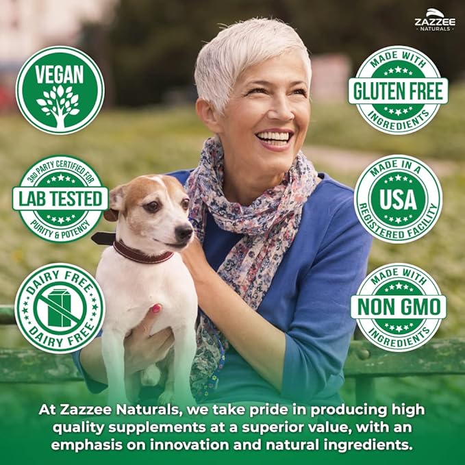 Zazzee High Absorption Artemisinin 100 mg per Capsule 120 Vegan Capsules with 5 mg BioPerine for Maximum Absorption Sweet Wormwood Extract 4 Month Supply All-Natural and Non-GMO (Pack of 2)